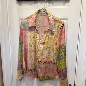Zara Multicolor Patterned Blouse